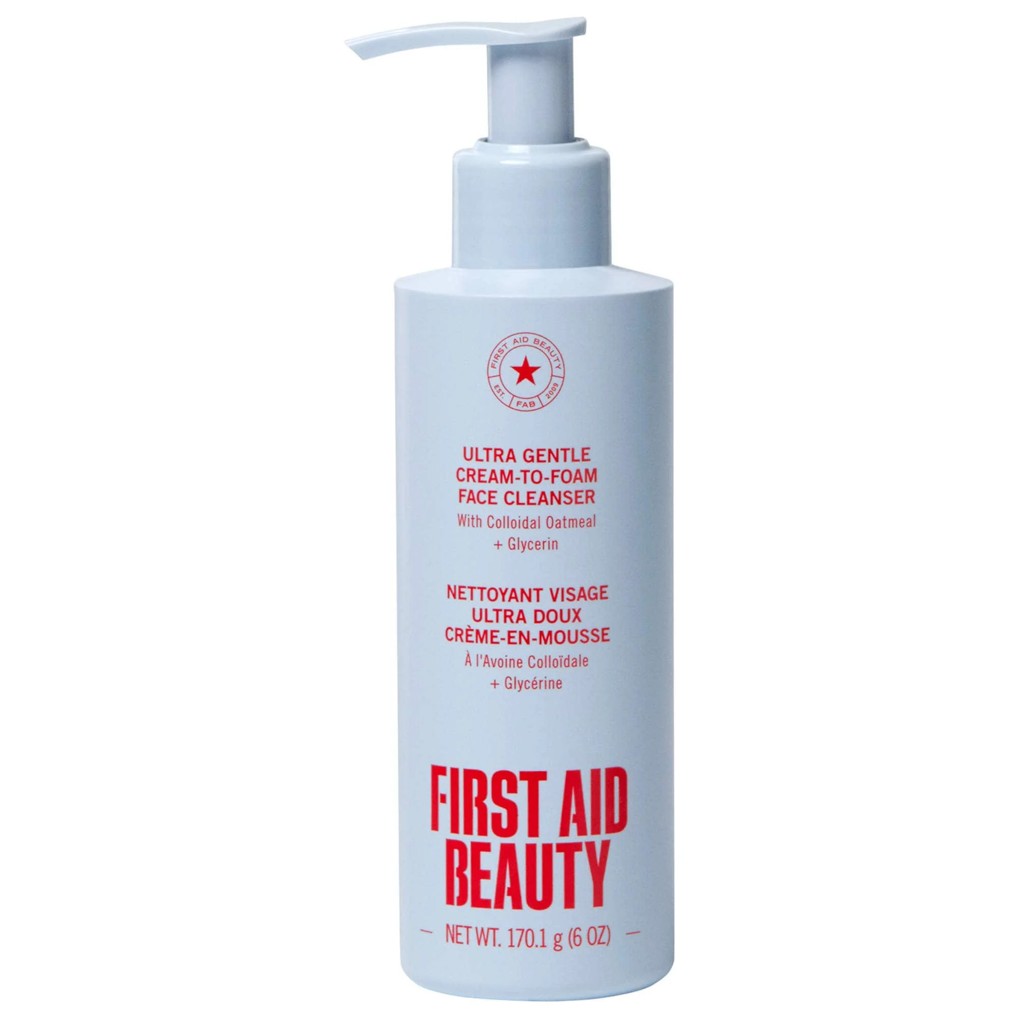 Ultra Gentle Pure Skin Cream-to-Foam Face Cleanser with Colloidal Oatmeal + Glycerin - 1