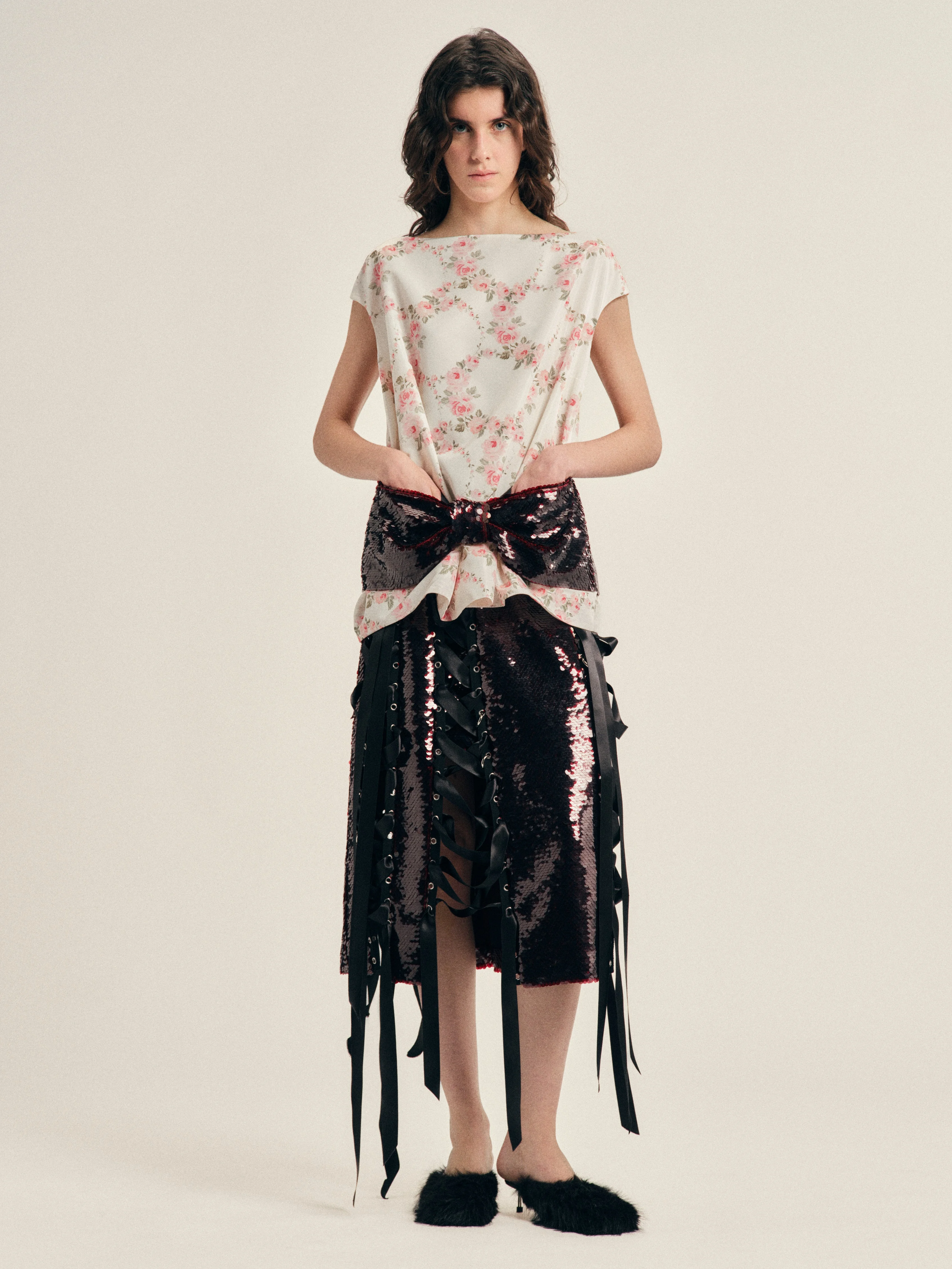 Unraveling Ribbon Ring Skirt - 1