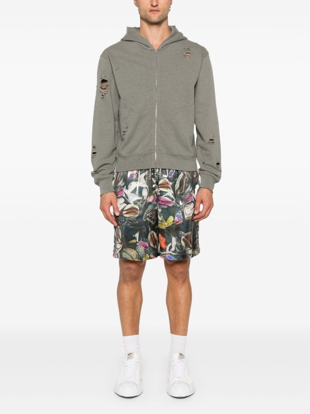 zip-up hoodie - 3