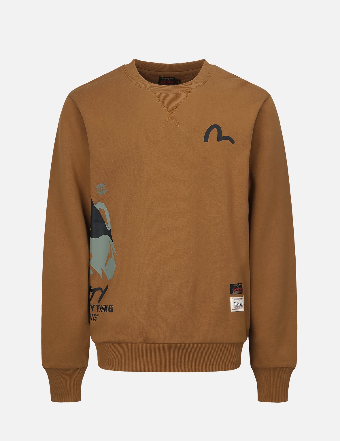 CAMOUFLAGE GODHEAD PRINT SWEATSHIRT - 1