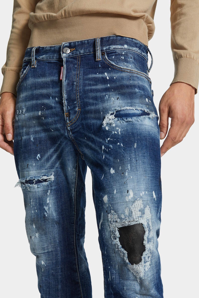 MEDIUM RIPPED WASH BRO JEANS - 5
