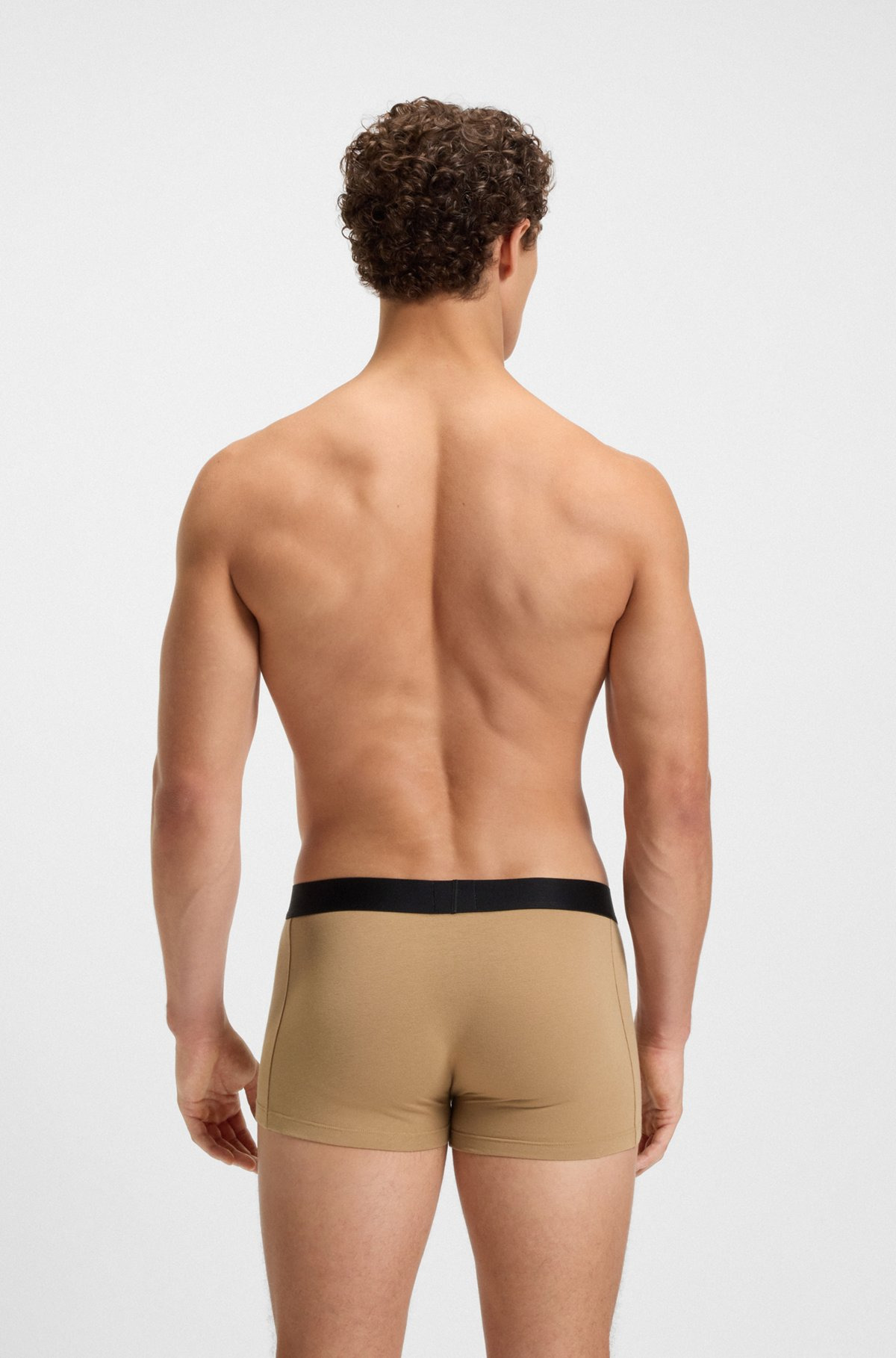 THREE-PACK OF STRETCH TRUNKS IN COTTON - 3