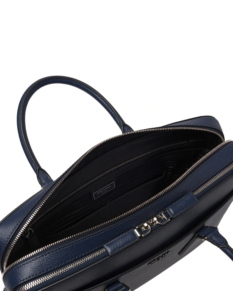 Saffiano Leather Briefcase 5