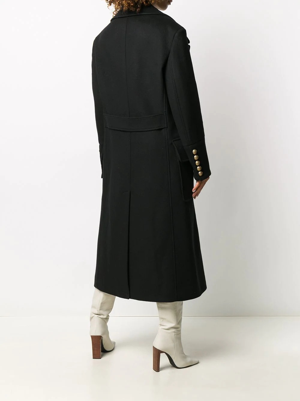 wool and cashmere-blend coat - 4