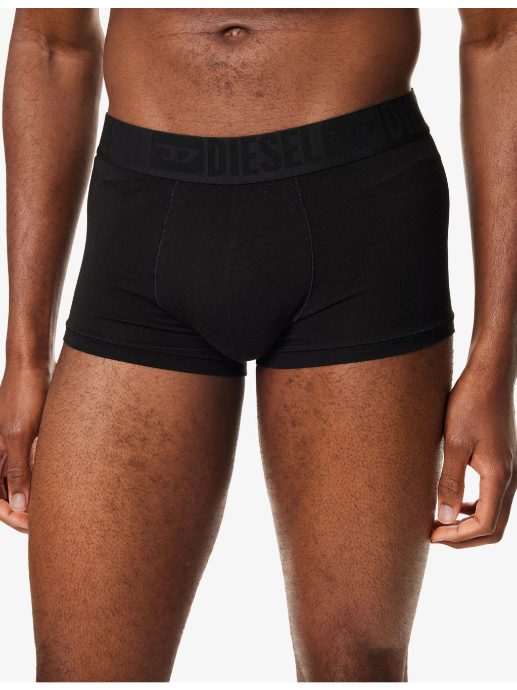 Branded-Waistband Pack-Of-Three Stretch-Cotton Boxer Briefs - 4