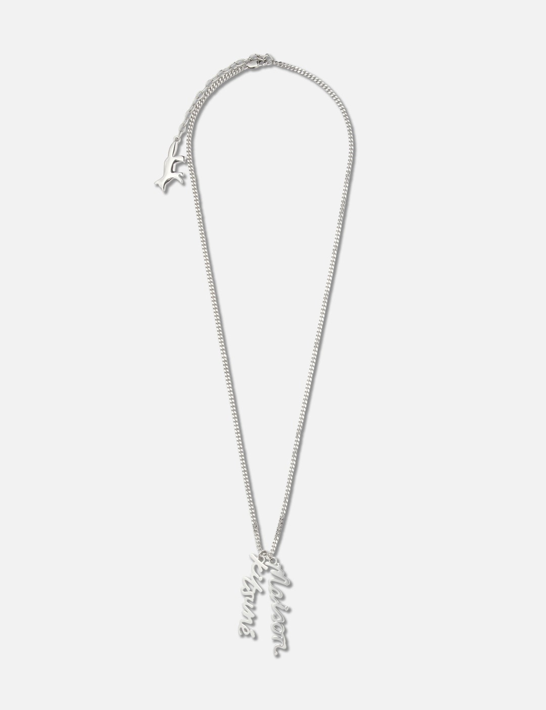 MAISON KITSUNE HANDWRITTING LONG NECKLACE - 1