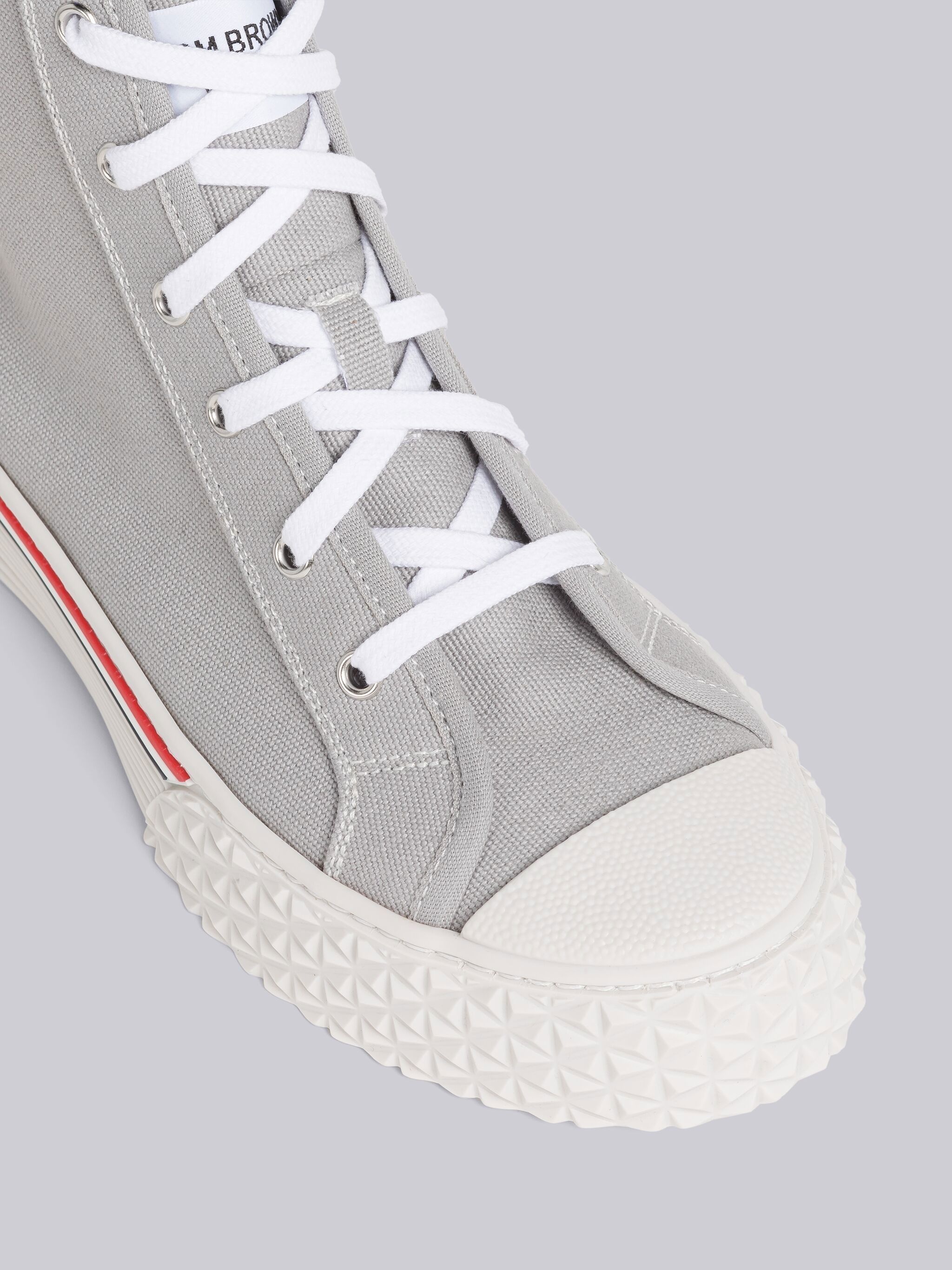 CANVAS TARTAN SOLE COLLEGIATE HIGH TOP - 2
