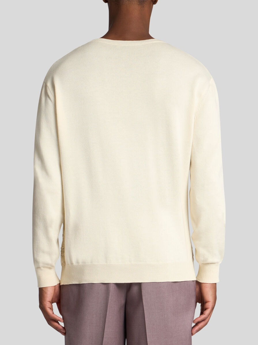 TEXTURED COTTON SWEATER - 4