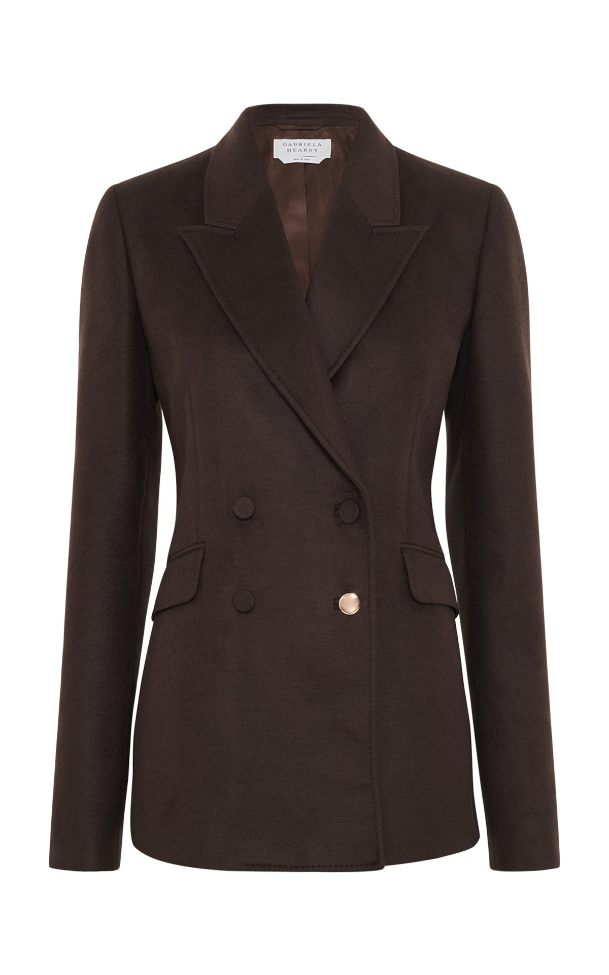 Stephanie Blazer in Chocolate Winter Silk - 1