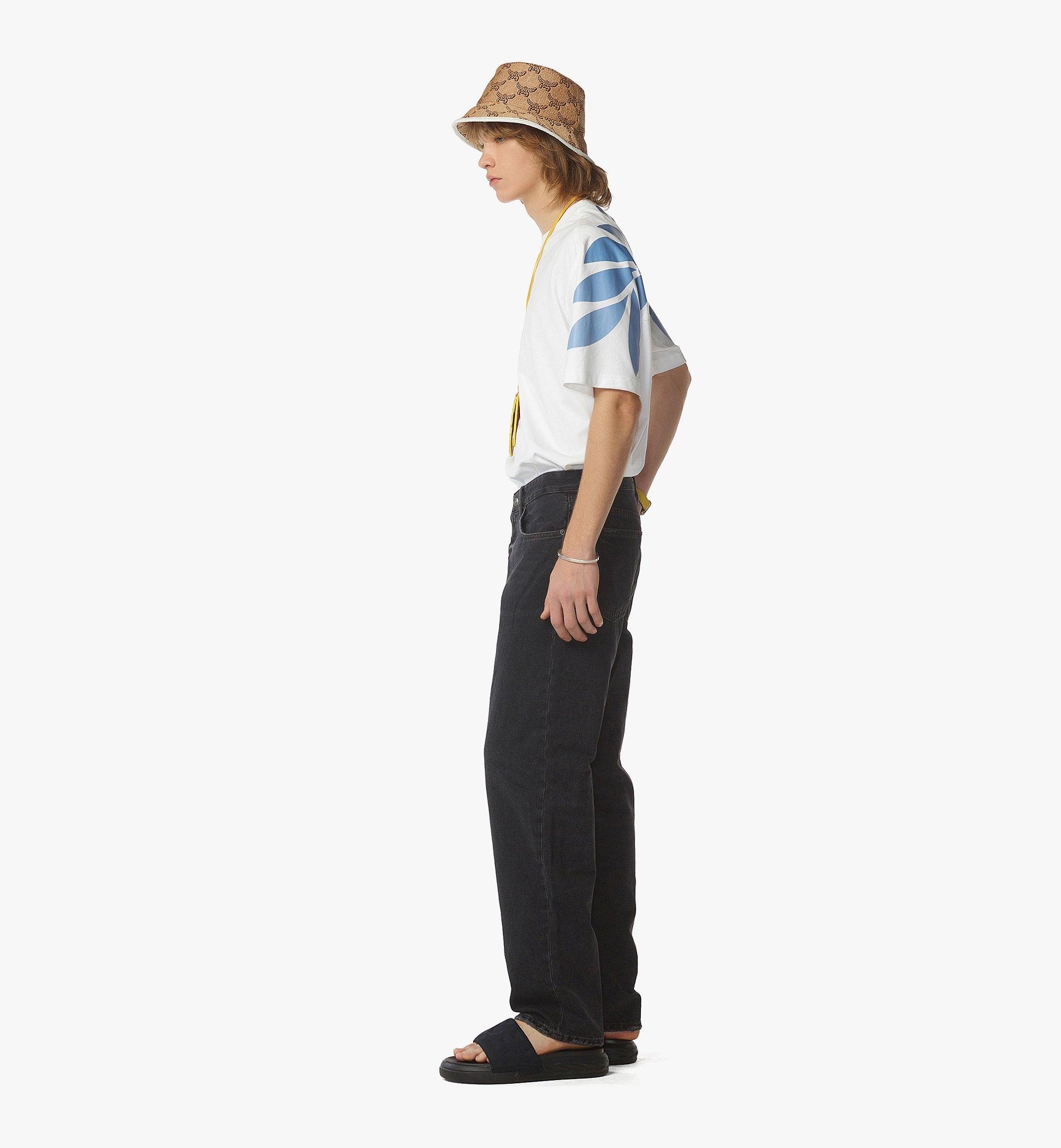 Gradation Laurel Logo Print T-Shirt in Organic Cotton - 4