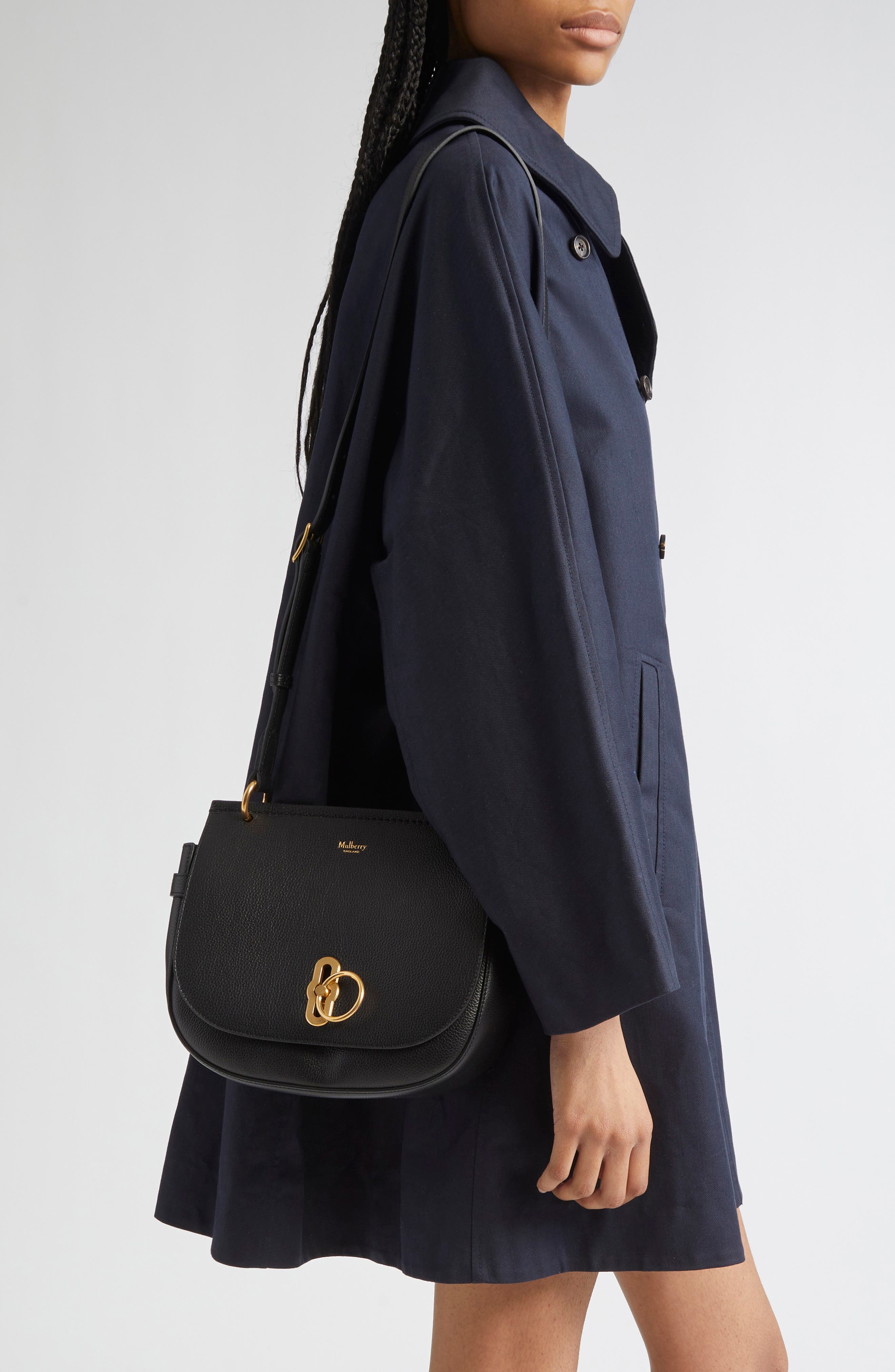 Mulberry Amberley Leather Shoulder Bag in Black at Nordstrom - 2