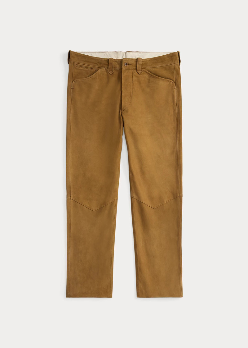 Slim Fit Suede Western Pant 1