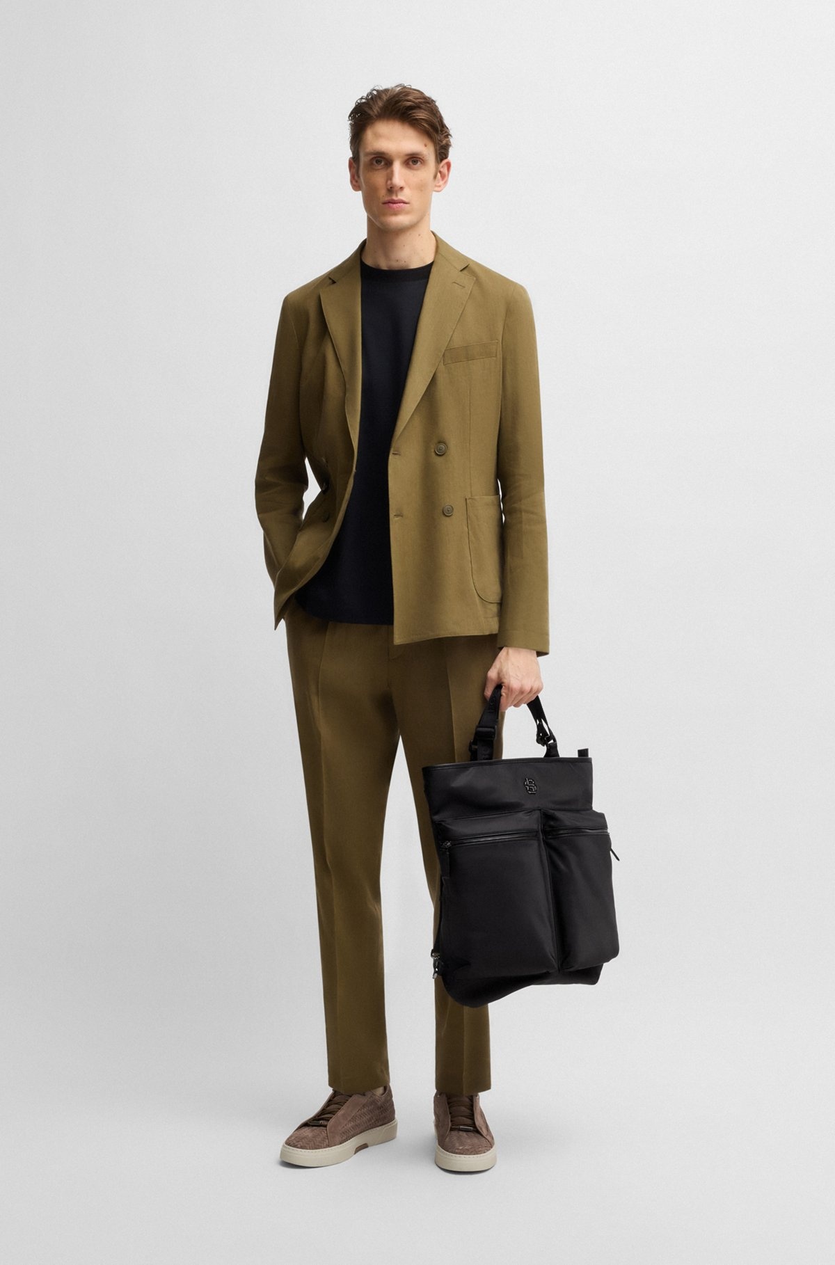 BOSS SELECTED BY SHOHEI OHTANI TWIN-POCKET TOTE BAG WITH SHOULDER STRAPS - 3