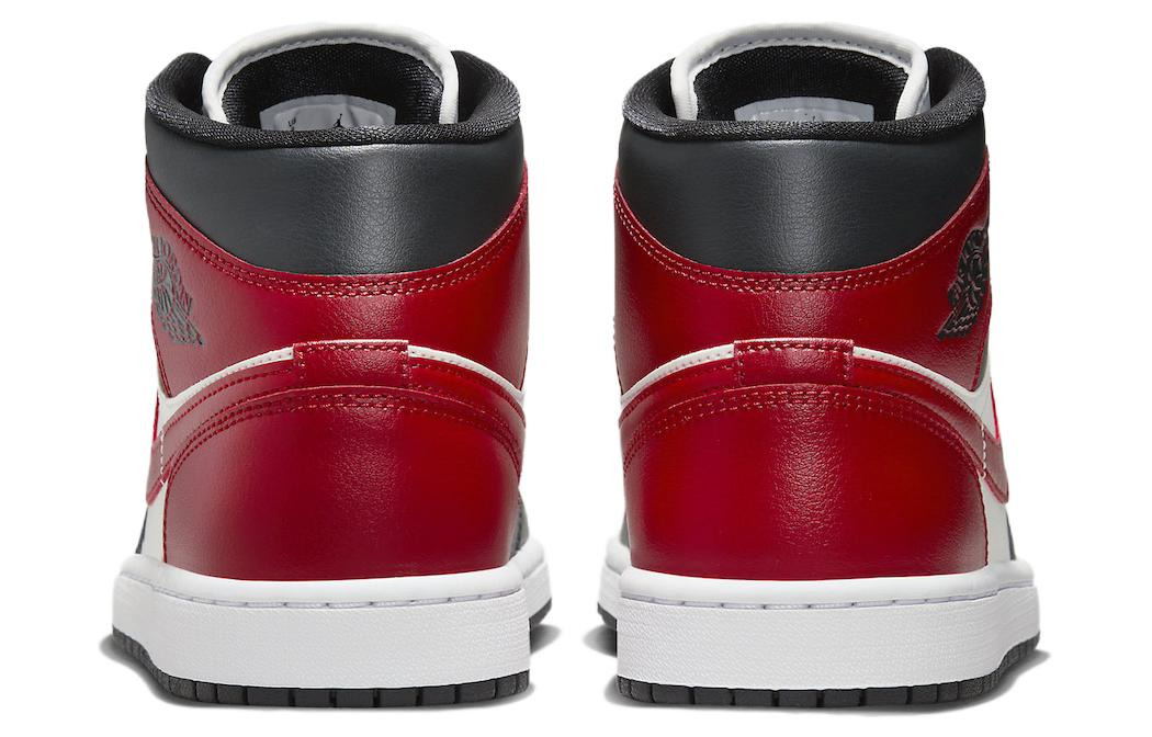 (WMNS) Air Jordan 1 Mid 'Black Toe' BQ6472-160 - 6