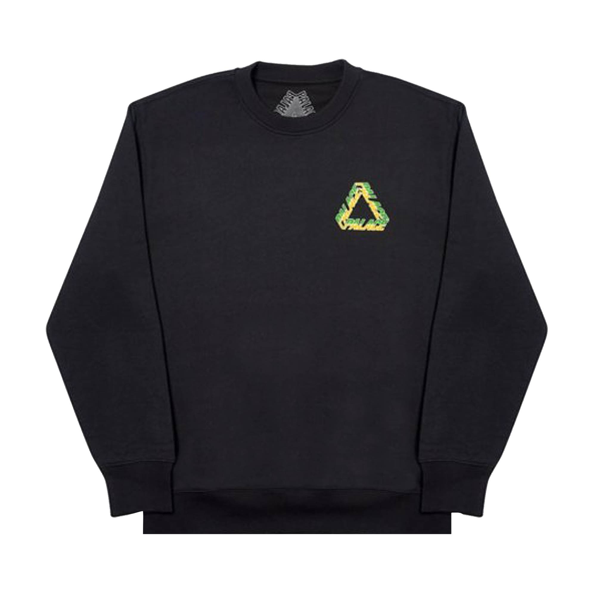 PALACE Palace Split P3 Crew Black REVERSIBLE