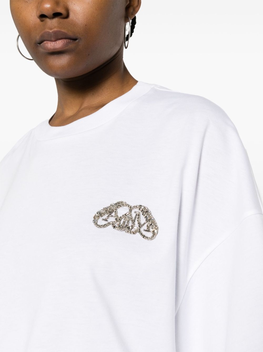 Seal-logo cotton T-shirt - 5
