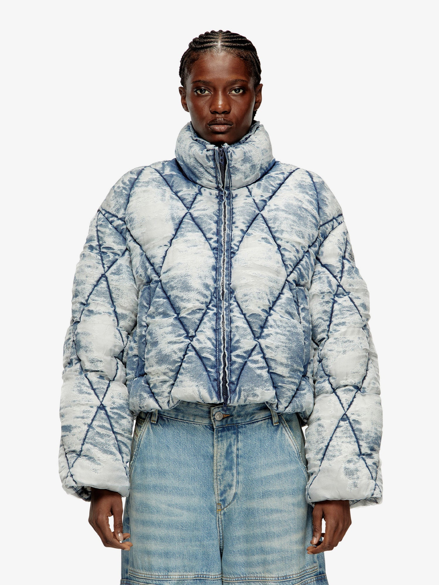 Diesel W-Histel Denim Down Jacket - 3