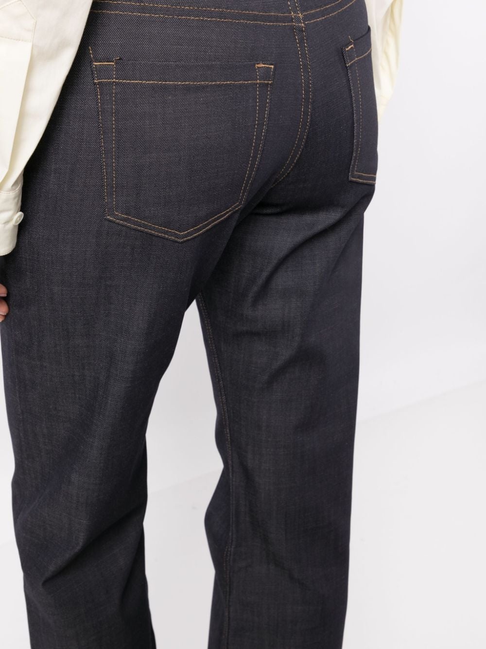 mid-rise flared jeans - 5