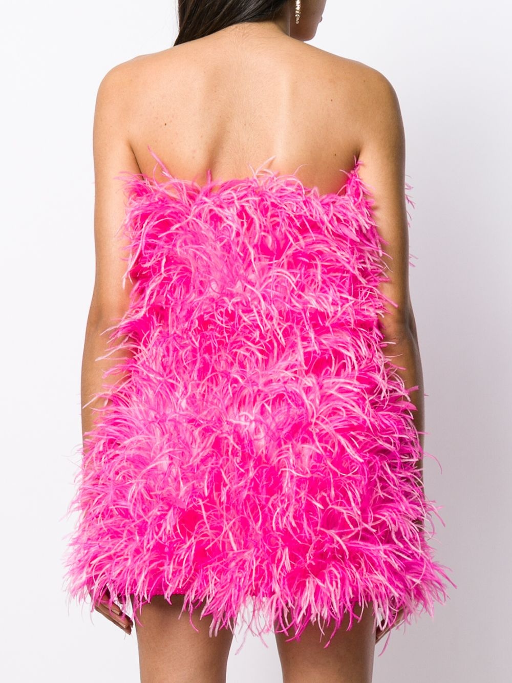 feather mini dress - 4