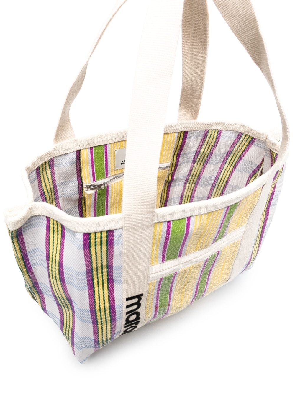 Warden striped tote bag - 6