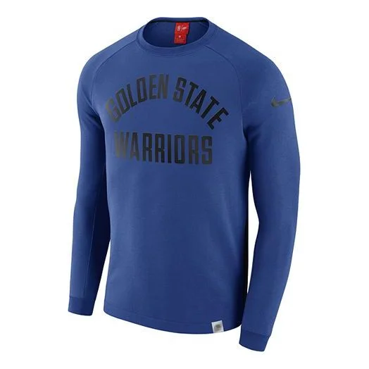 Nike MENS NBA Golden State Warriors Basketball Crew-neck Blue 860714-495 - 1