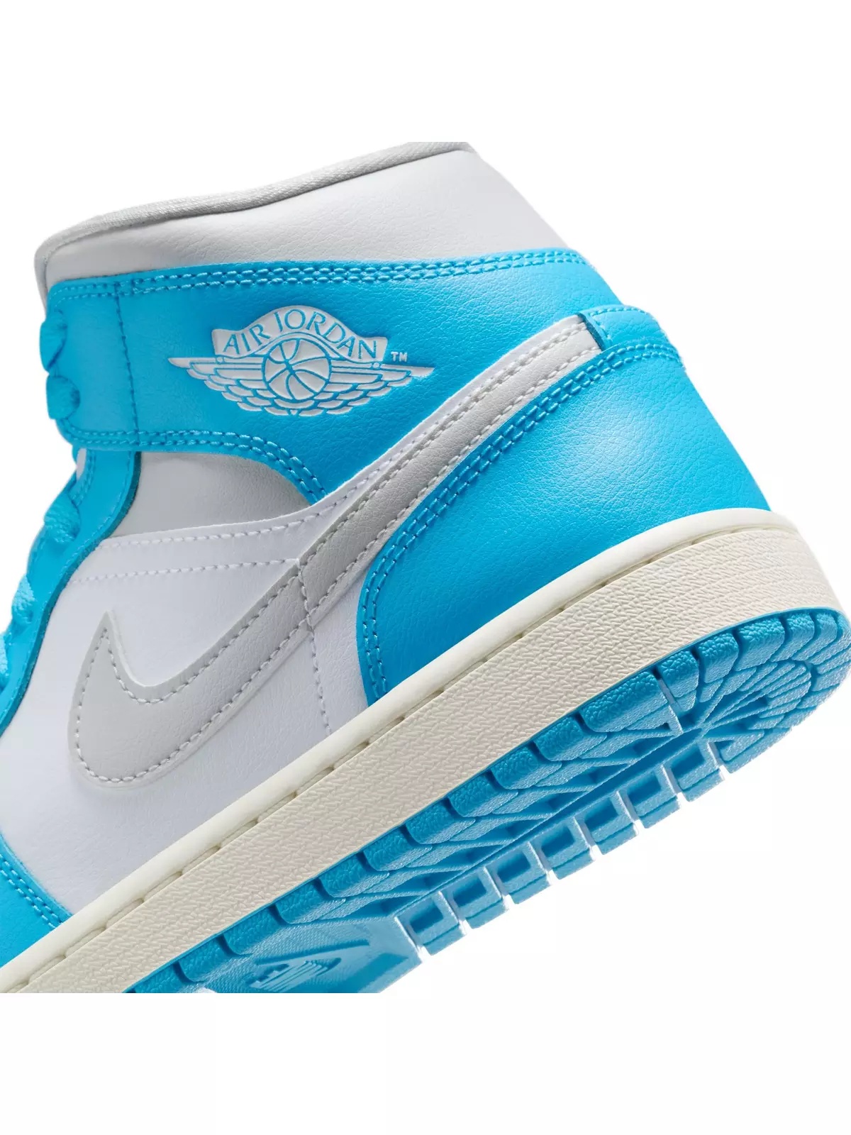 1 Mid "Dk Powder Blue/Neutral Grey/White/Sail" Women's Shoe - 11