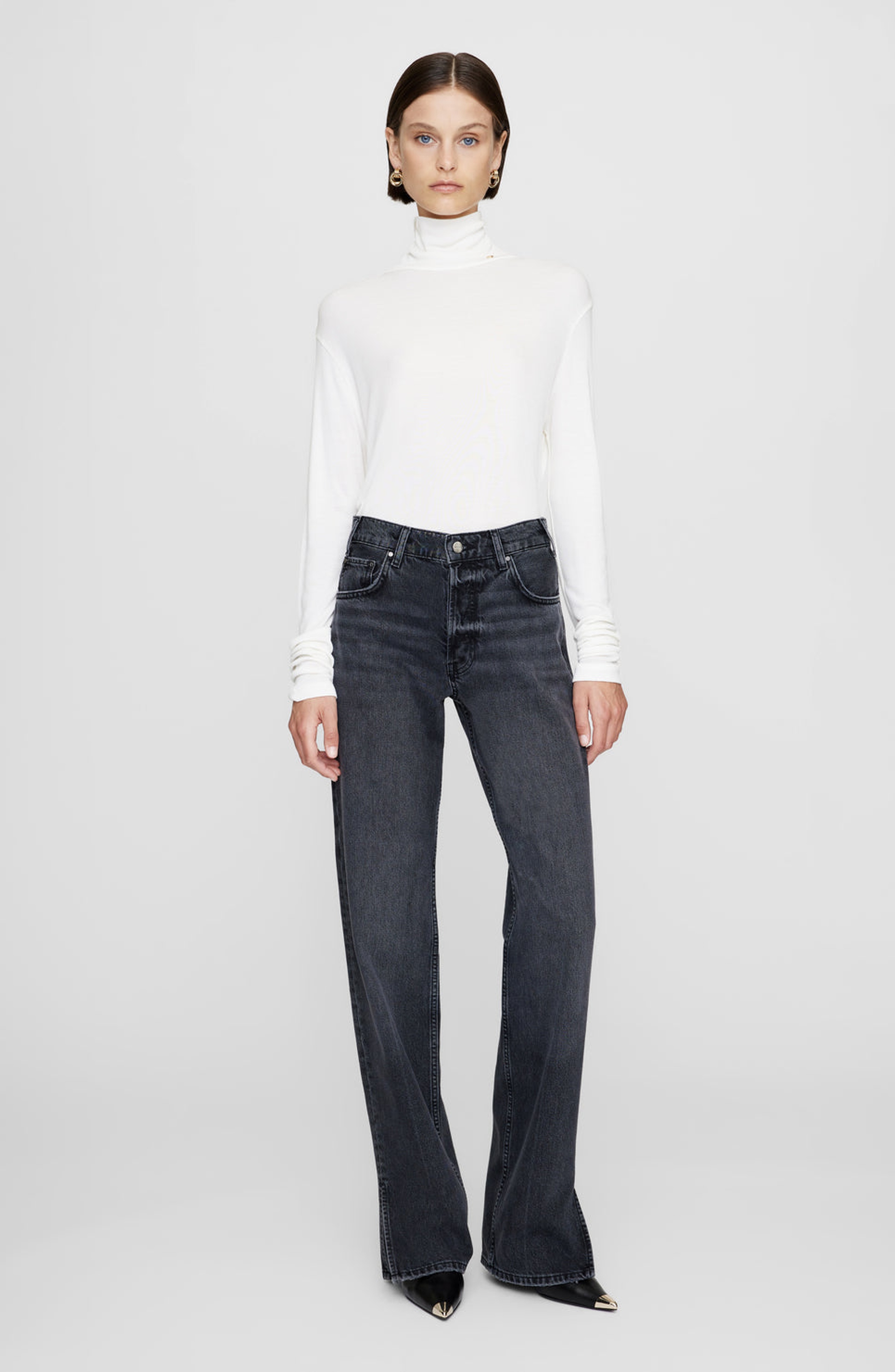 ANINE BING Roy Jean in Shadow Grey at Nordstrom - 1