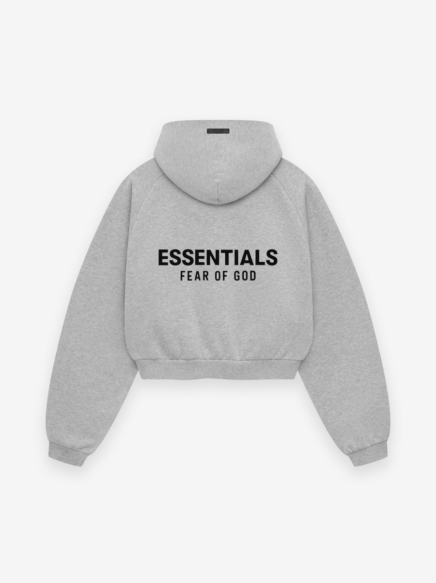 Women's Fleece Cropped Hoodie - 2