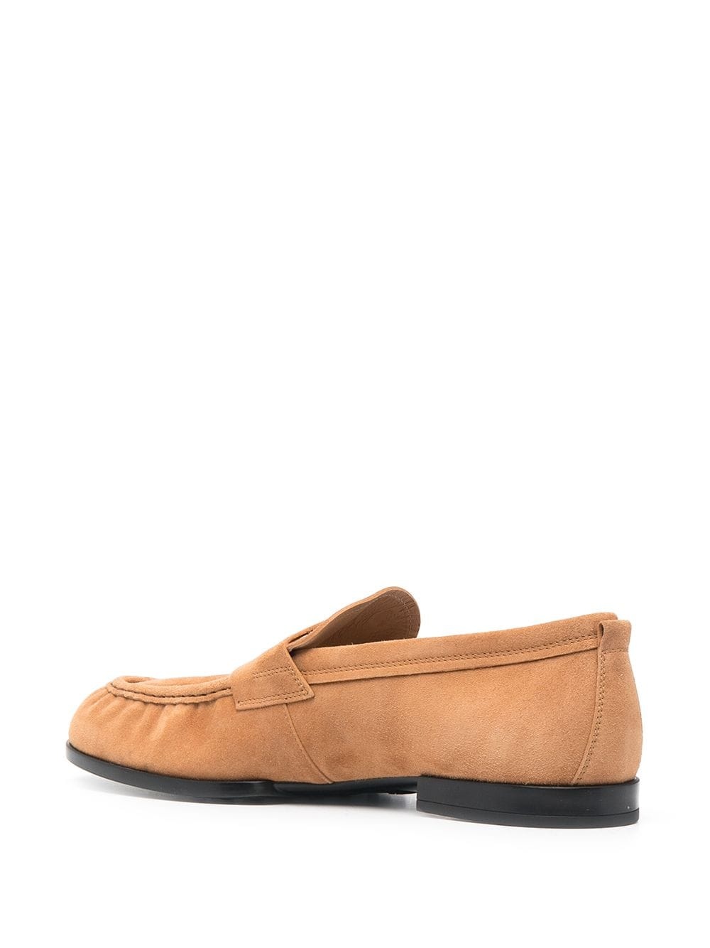 penny slot suede loafers - 3