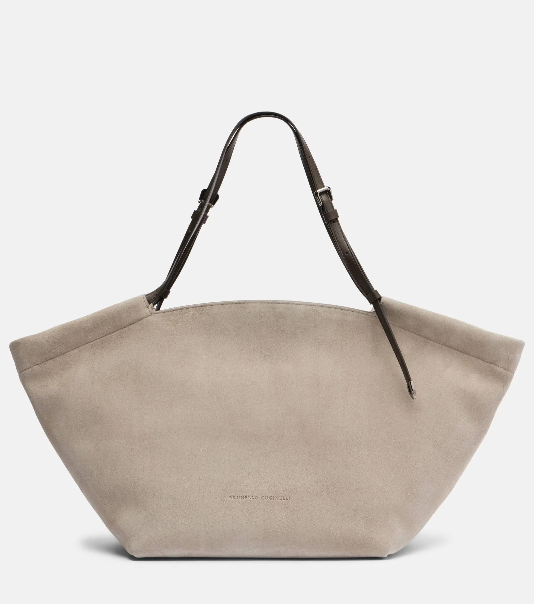 Sartorial Large suede tote bag - 1