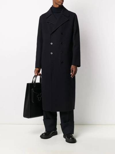 Jil Sander double-breasted cashmere coat outlook