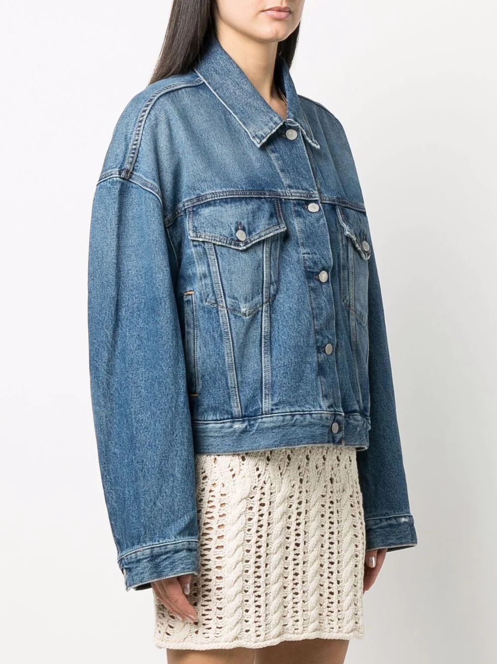 oversized denim jacket - 3