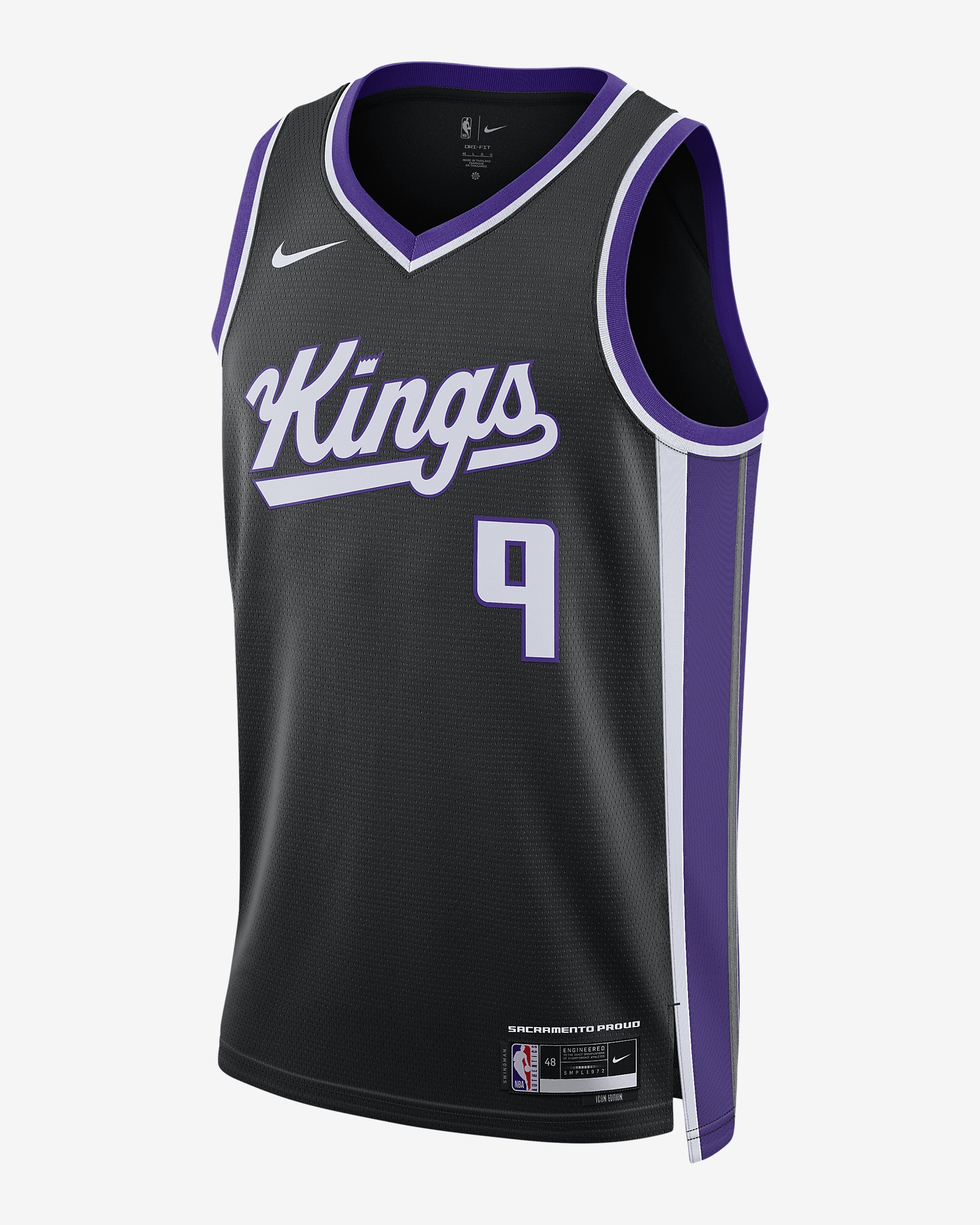 Sacramento Kings 2023/24 Icon Edition Nike Men's Dri-FIT NBA Swingman Jersey - 1