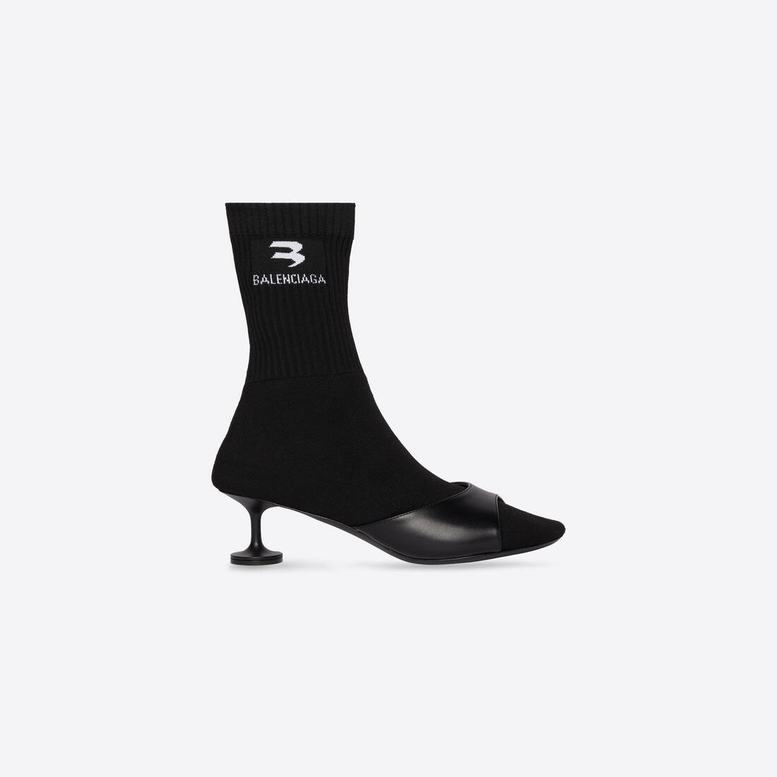 Women's Sock 50mm Bootie in Black - 1