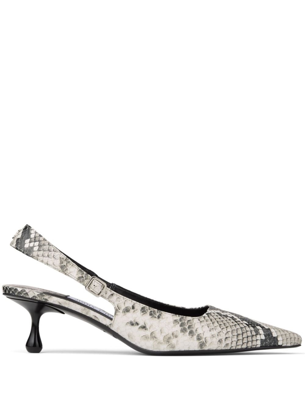 50mm Amel snake-print leather pumps - 1