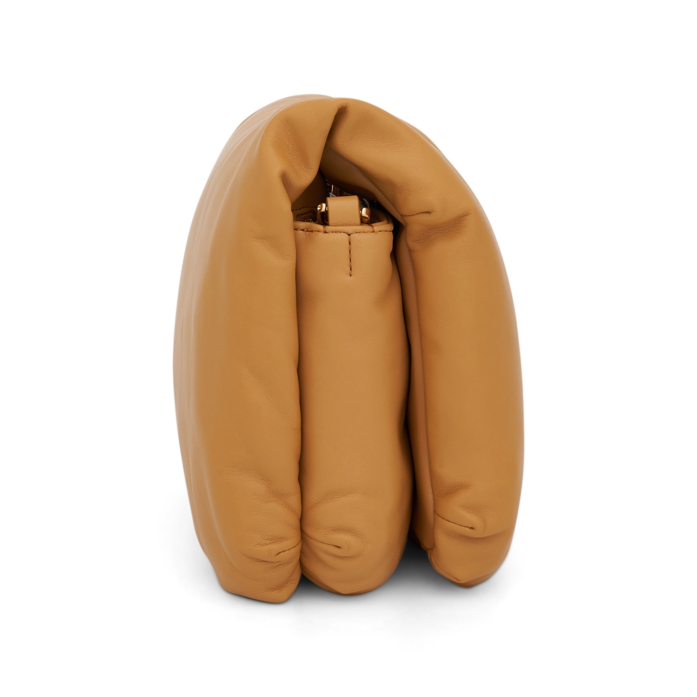 Puffer Goya Bag in Shiny Nappa Lambskin in Camel - 4