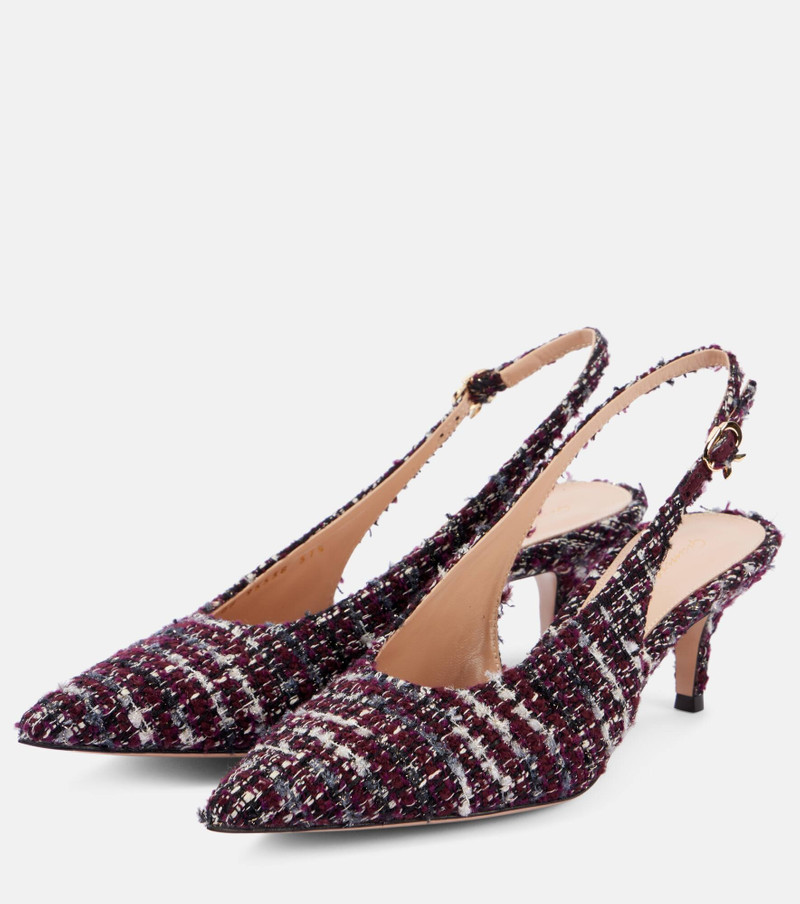 55 bouclé slingback pumps 5