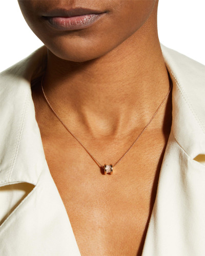 BVLGARI B.Zero1 18k Rose Gold Diamond Charm Necklace outlook