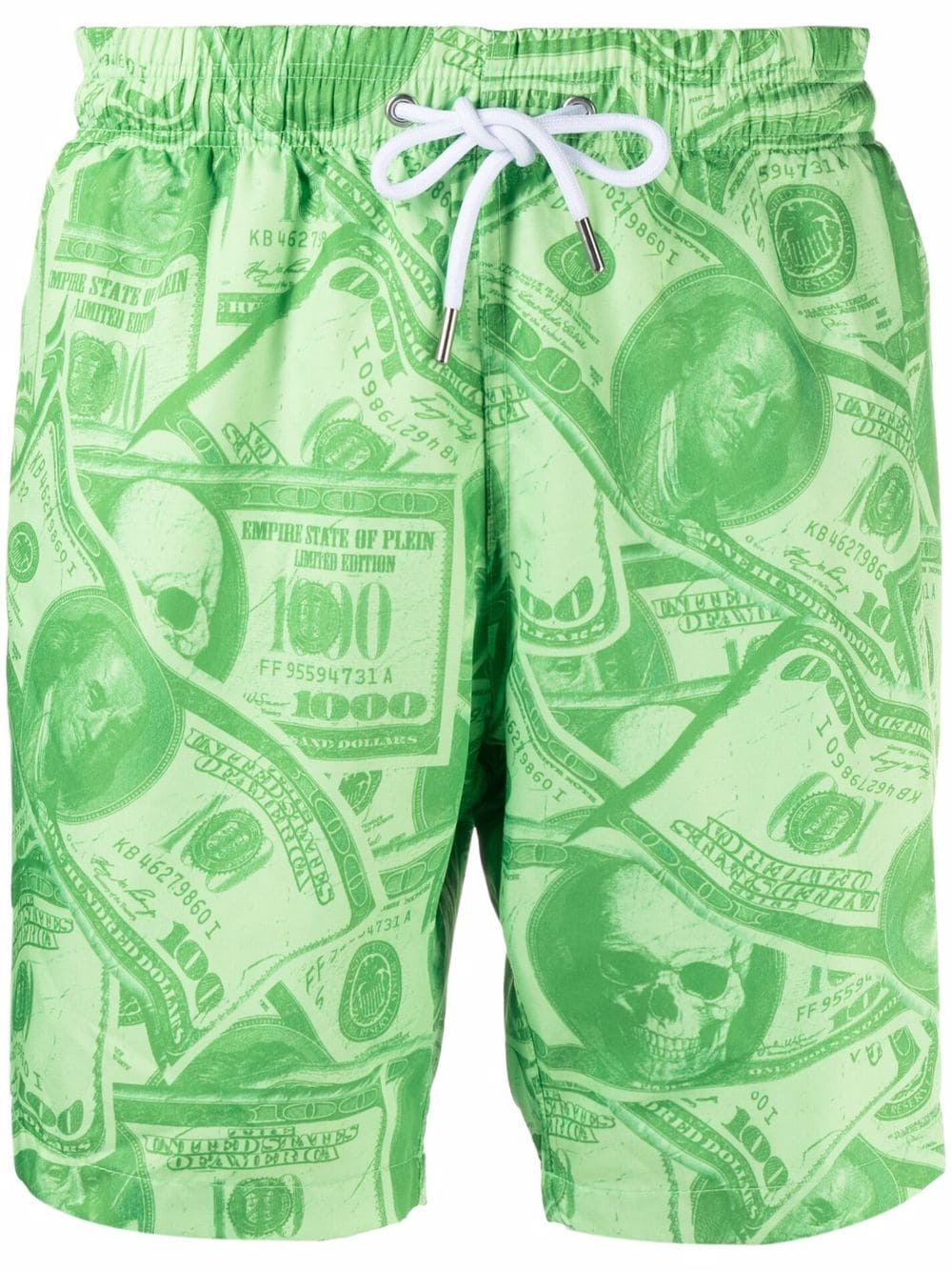 dollar-print swimming shorts - 1