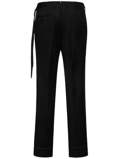 Brioni Vail plain wool twill pants outlook