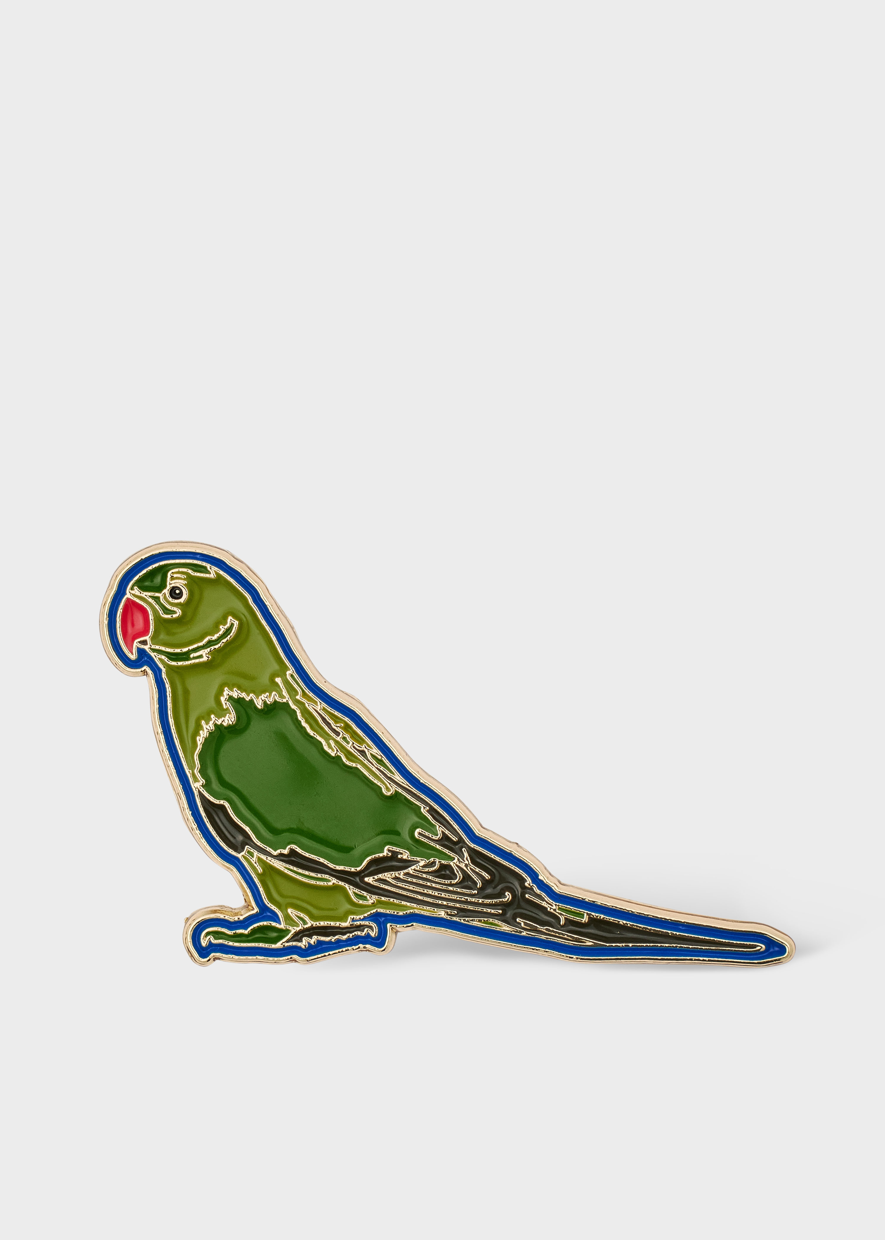 Paul Smith loves Barbour - Parrot Pin Badge - 1