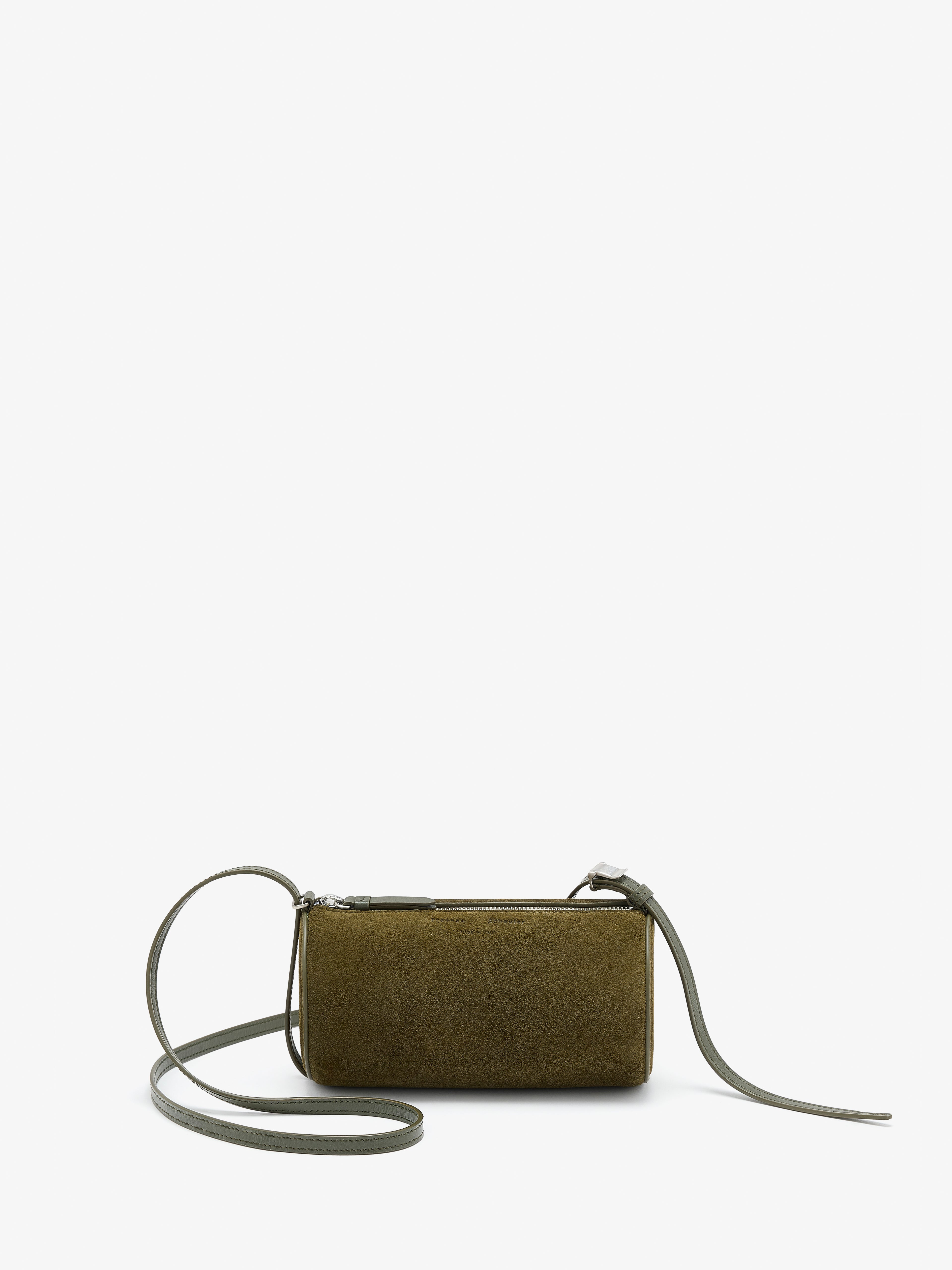 Crossbody Silo Bag in Kid Suede - 8