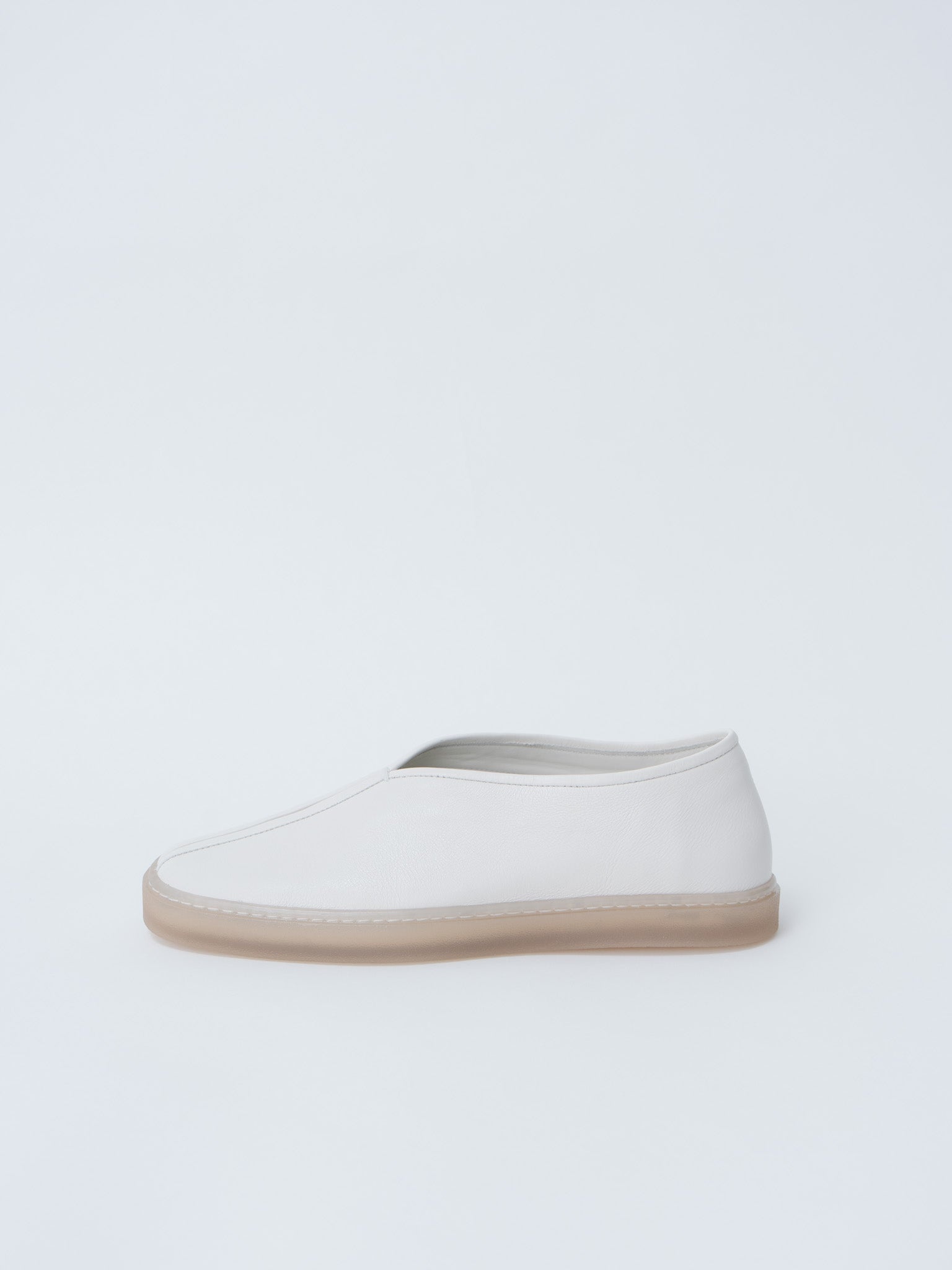 Linoleum Piped Sneakers - White - 5