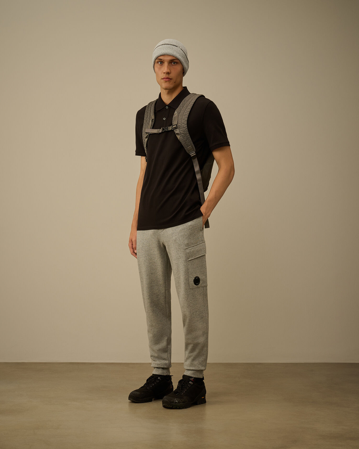 Diagonal Raised Fleece Lens Sweatpants - 2