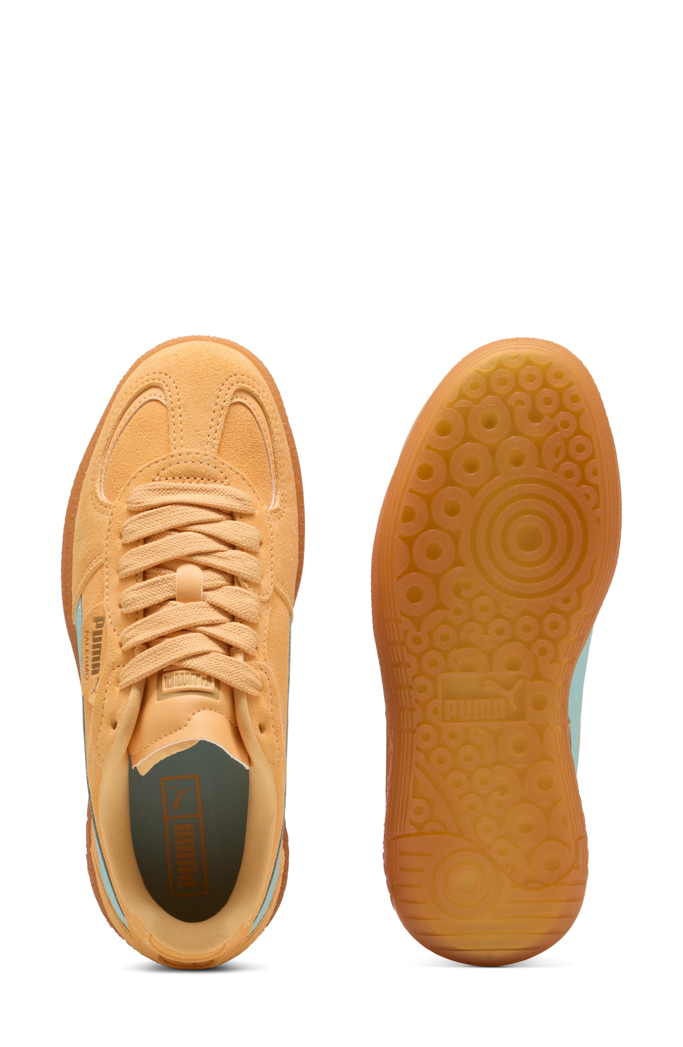 PUMA Palermo Moda Xtra Gum Rubber Sneaker in Almost Apricot-Safe Lake at Nordstrom - 4