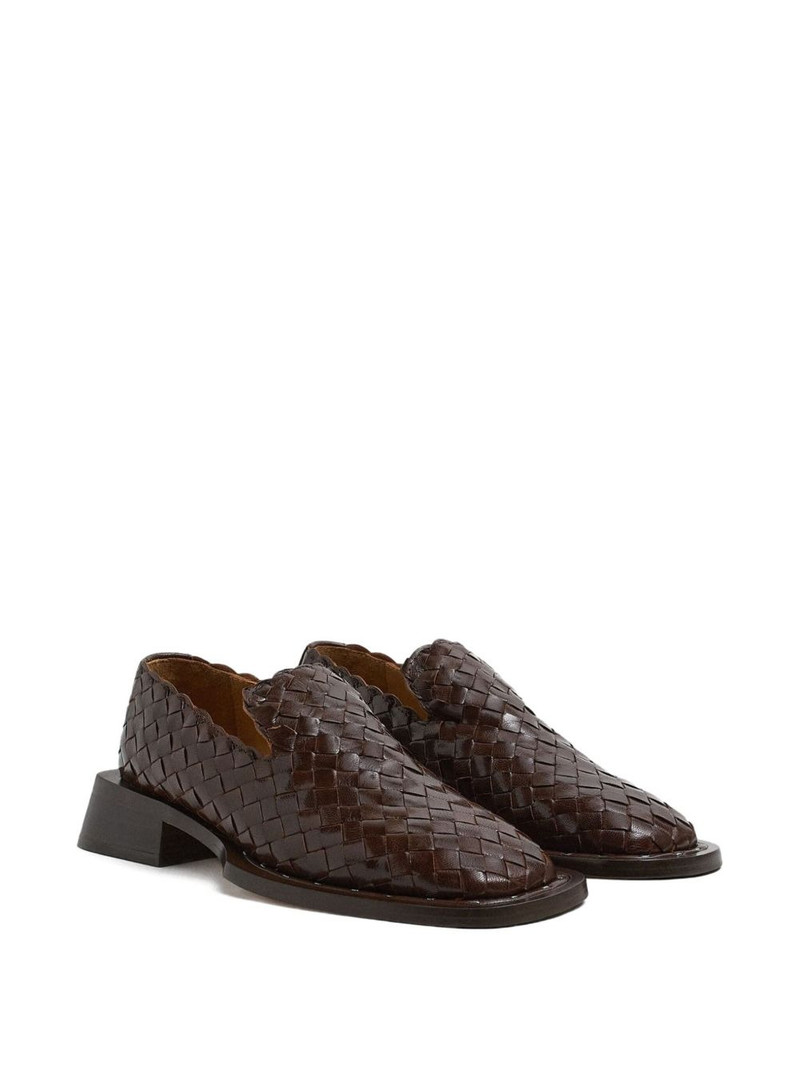MIISTA Skye woven loafers outlook