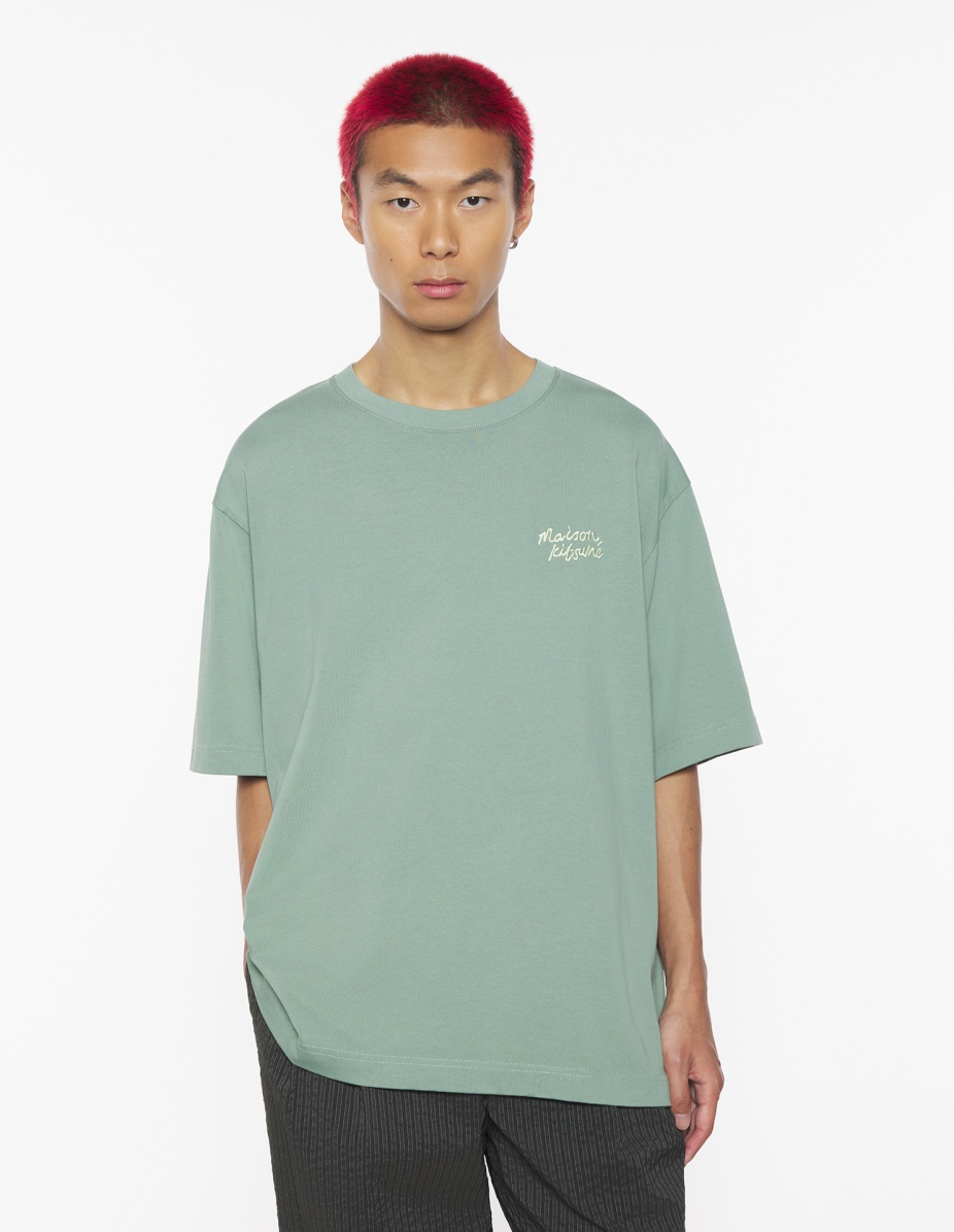 MAISON KITSUNE HANDWRITING EMBROIDERY OVERSIZE TEE - 3