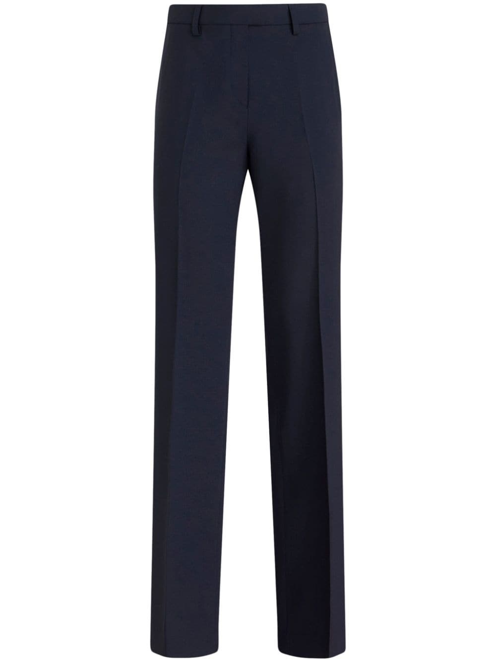 high-waisted pleated tailored trousers - 1