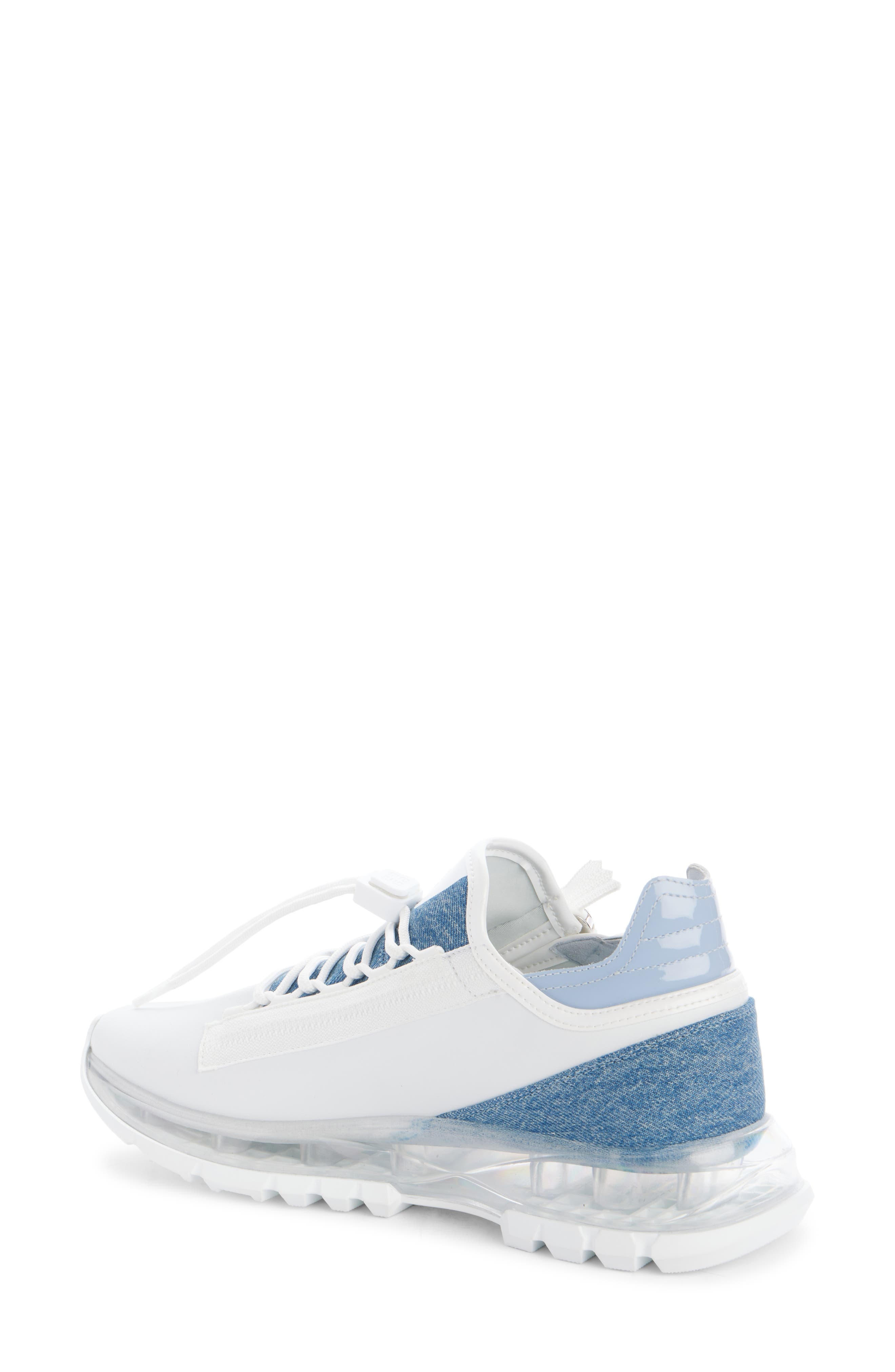 Givenchy Spectre Denim Accent Zip Runner Sneaker in Denim Blue/White at Nordstrom - 2