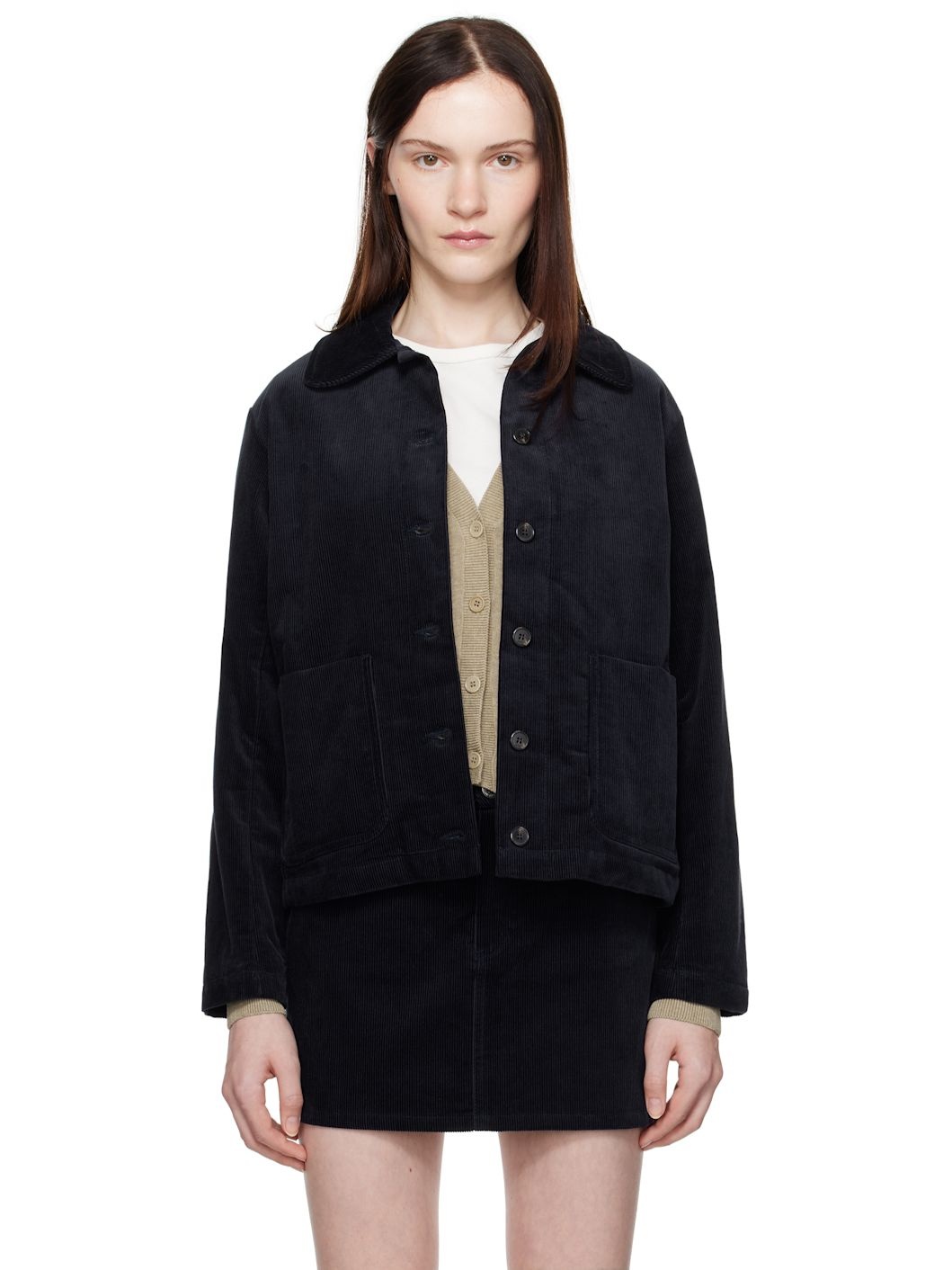 Navy Mackie Jacket - 1